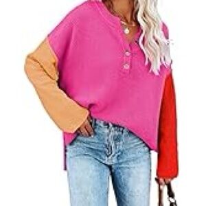 Vibrant Women's Colorblock Sweatshirt